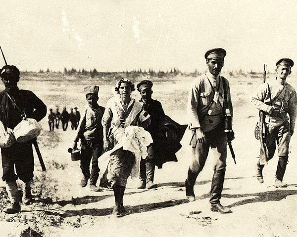 Armenian troops at Baku, August 1918