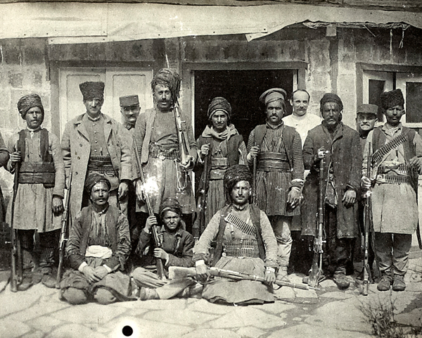 Kurds who fought on the side of the Assyrians at Urumia, 1918