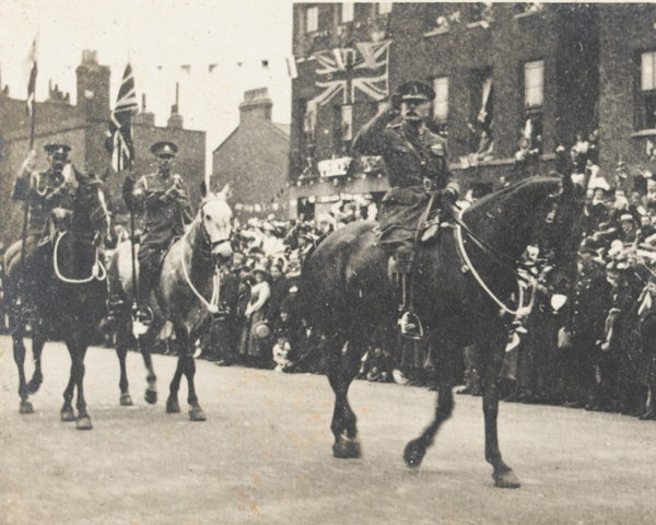 Field Marshal Sir Douglas Haig at the Victory March, London, 1919