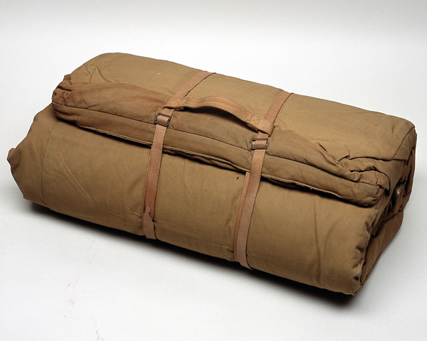 Sleeping bag used in Malaya by General Templer, c1952