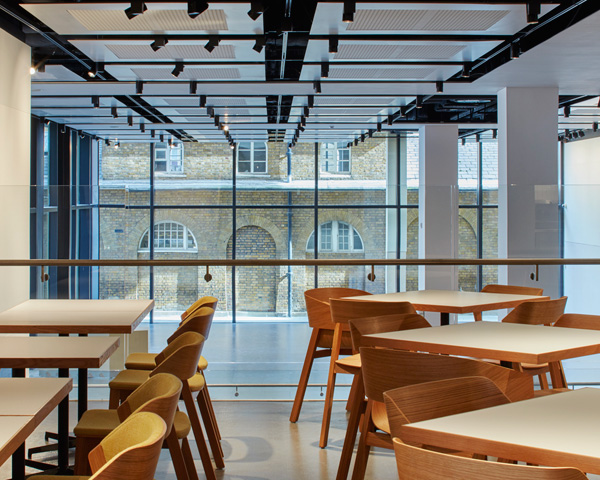 Café 1 looking across to the Foyer