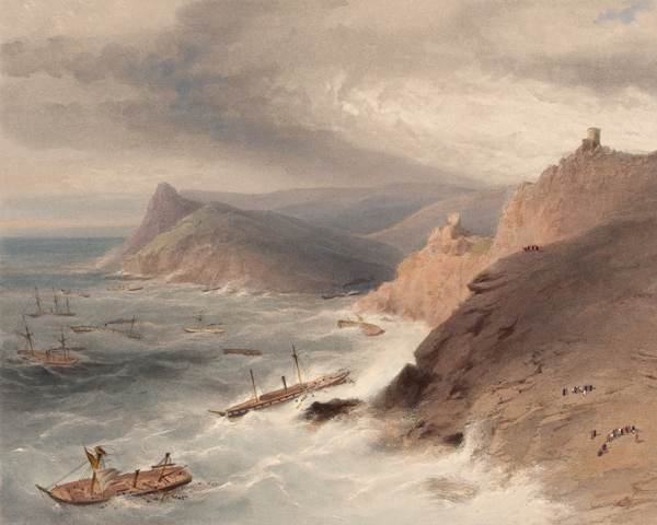British shipping in the storm of November 1854 