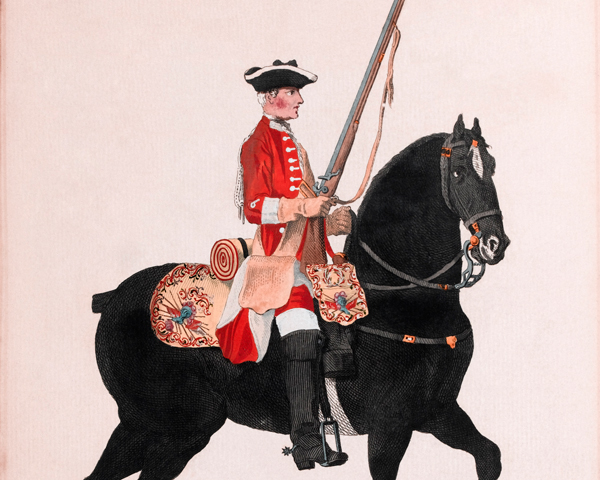 11th Regiment of Dragoons, c1742