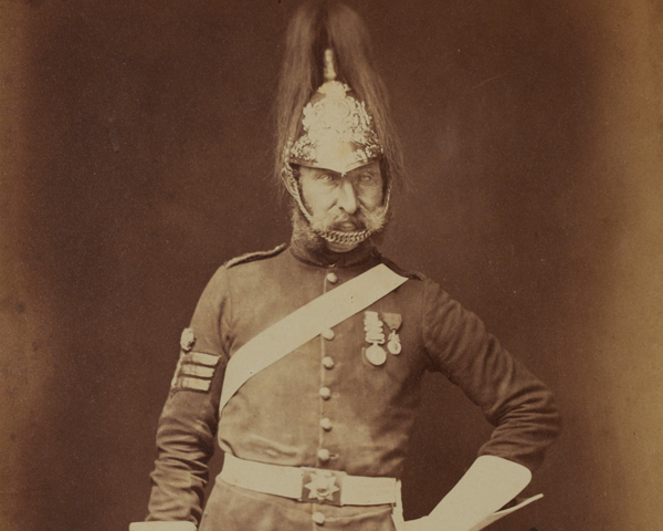 Sergeant-Major Stewart, 5th (Princess Charlotte of Wales's) Dragoon Guards, 1856