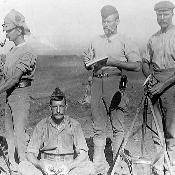 Heliographers of 2nd Battalion The Middlesex Regiment, c1900