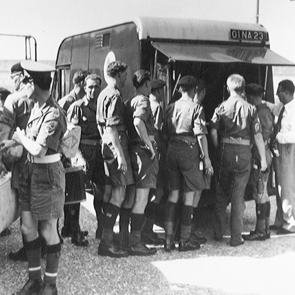 A NAAFI van serving the Queen's Own Royal Irish Hussars, Penang, 1962