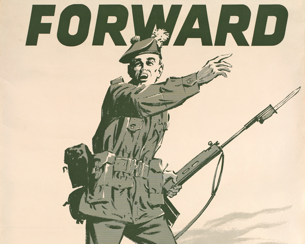 Recruiting poster, The Royal Highland Fusiliers, c1960 