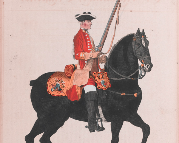 6th Regiment of Dragoons, c1742