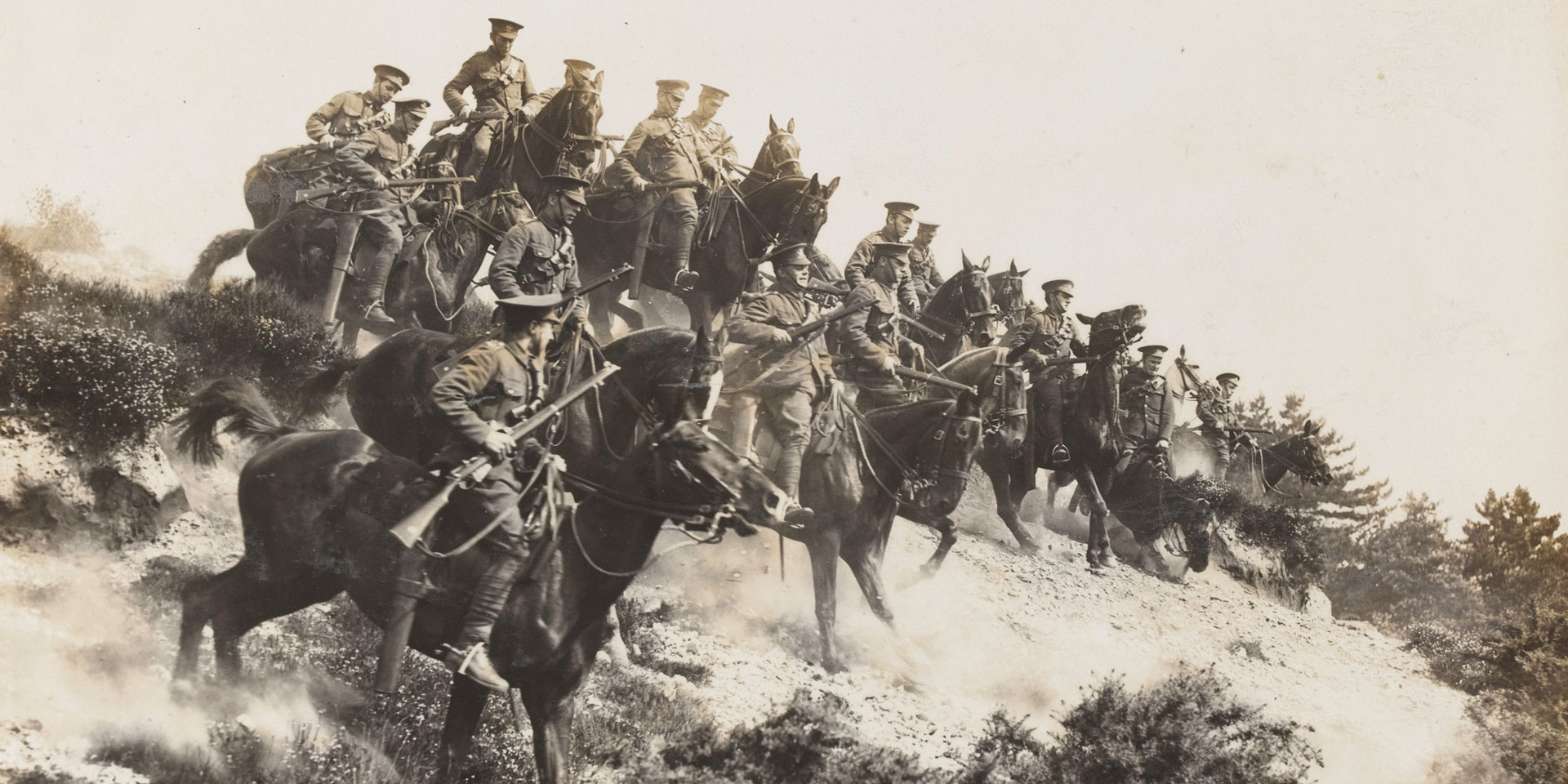 1st Reserve Regiment of Cavalry in training, 1914