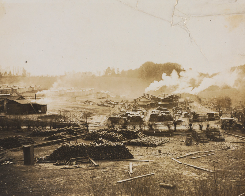 Army lumber yard, 1916