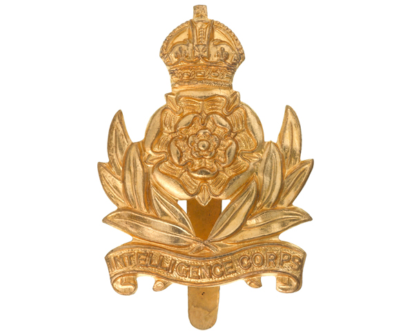 Other ranks' cap badge, Intelligence Corps, c1955