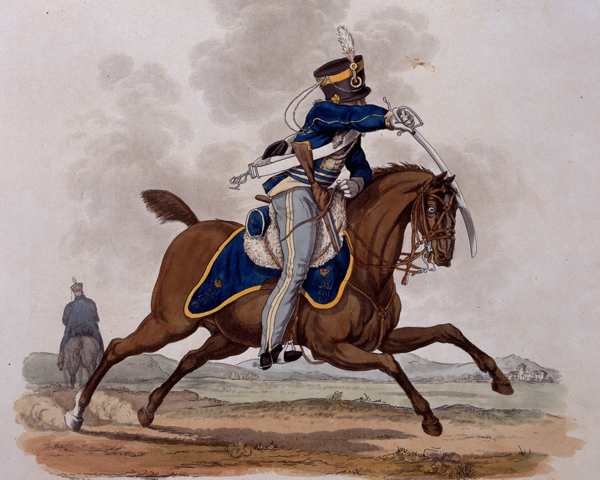 A private of the 13th Light Dragoons, 1812