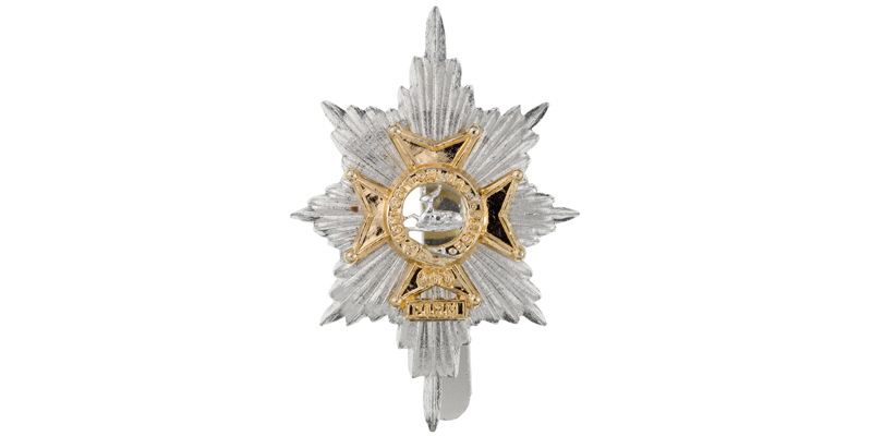 Cap badge, The Worcestershire and Sherwood Foresters, c1970