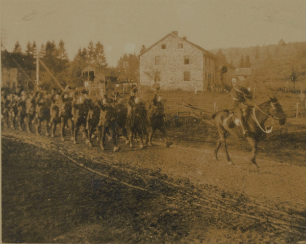 4th Battalion, The Worcestershire Regiment, crossing the German frontier, 5 December 1918