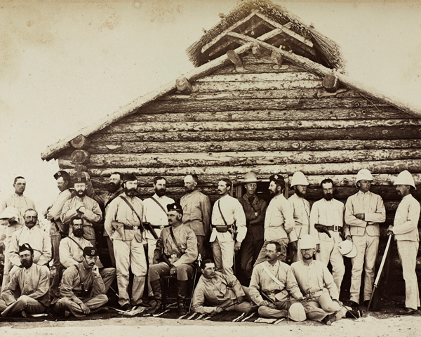 Officers of the 67th (South Hampshire) Regiment in Afghanistan, c1879 