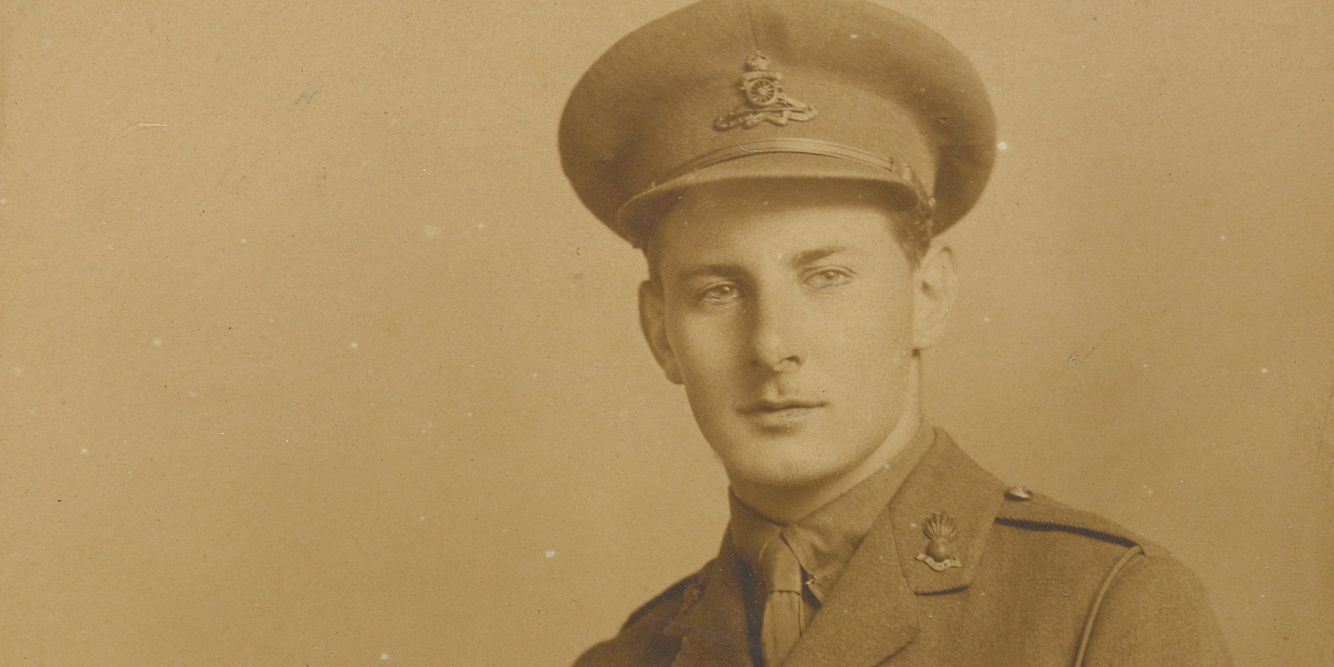 Second Lieutenant Noel Evans, Royal Field Artillery, June 1918