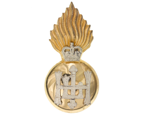 Cap badge, The Royal Highland Fusiliers (Princess Margaret's Own Glasgow and Ayrshire Regiment), c1976