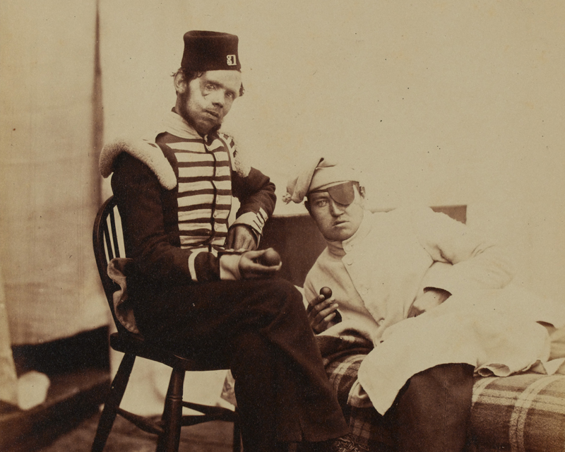 Private Lockart, 31st (Huntingdonshire) Regiment, and a comrade, 1856