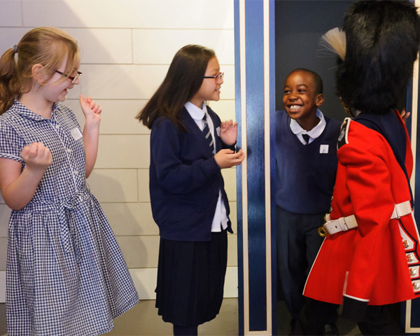 Primary school children take over at the National Army Museum