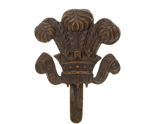 Cap badge, The Royal Regiment of Wales (24th/41st Foot), c1969