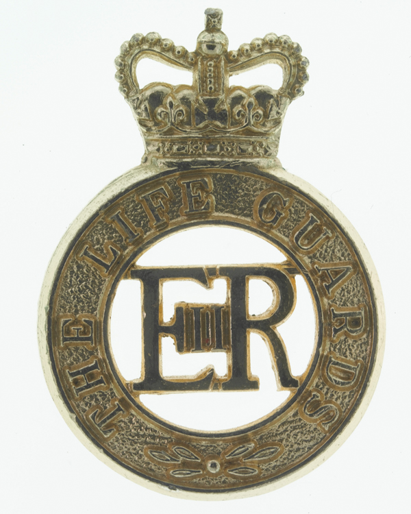 Other ranks' cap badge, The Life Guards, c1958