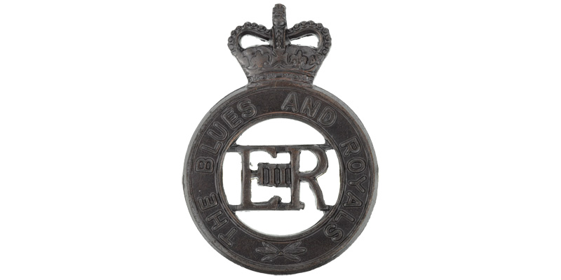 Cap badge, The Blues and Royals (Royal Horse Guards and 1st Dragoons), c1990
