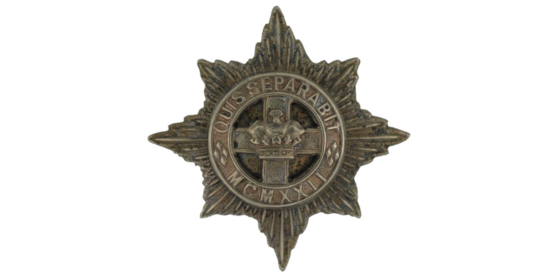 British WW2 Cap Badge The 4th/7th Dragoon Guards Cavalry Regiment