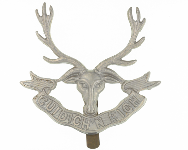 Cap badge, The Seaforth Highlanders (Ross-shire Buffs, The Duke of Albany’s), c1914