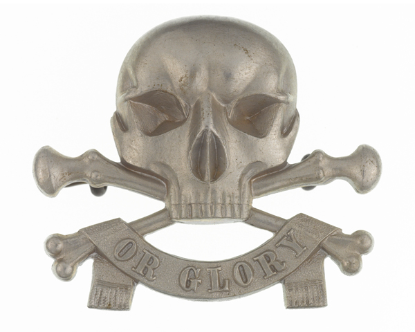 Cap badge, 17th (Duke of Cambridge's Own) Lancers, c1900