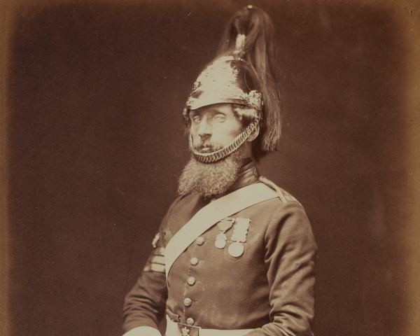 Sergeant-Major Bailey, 1st (The King's) Regiment of Dragoon Guards, 1856