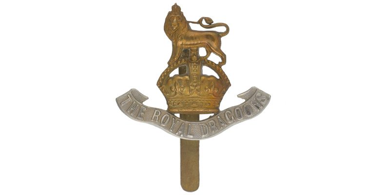 Other ranks’ cap badge, 1st The Royal Dragoons, c1935