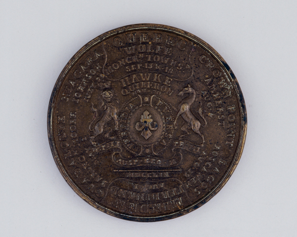 Medal commemorating British victories in the Seven Years War, 1759