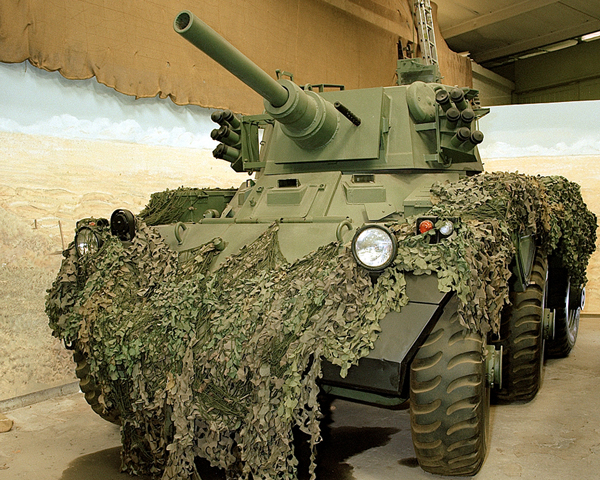 Saladin armoured car used by the 9th/12th Lancers in the 1960s