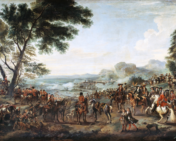 King William III and his army at the Siege of Namur, 1695