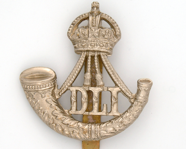 Other ranks' cap badge, The Durham Light Infantry, c1914