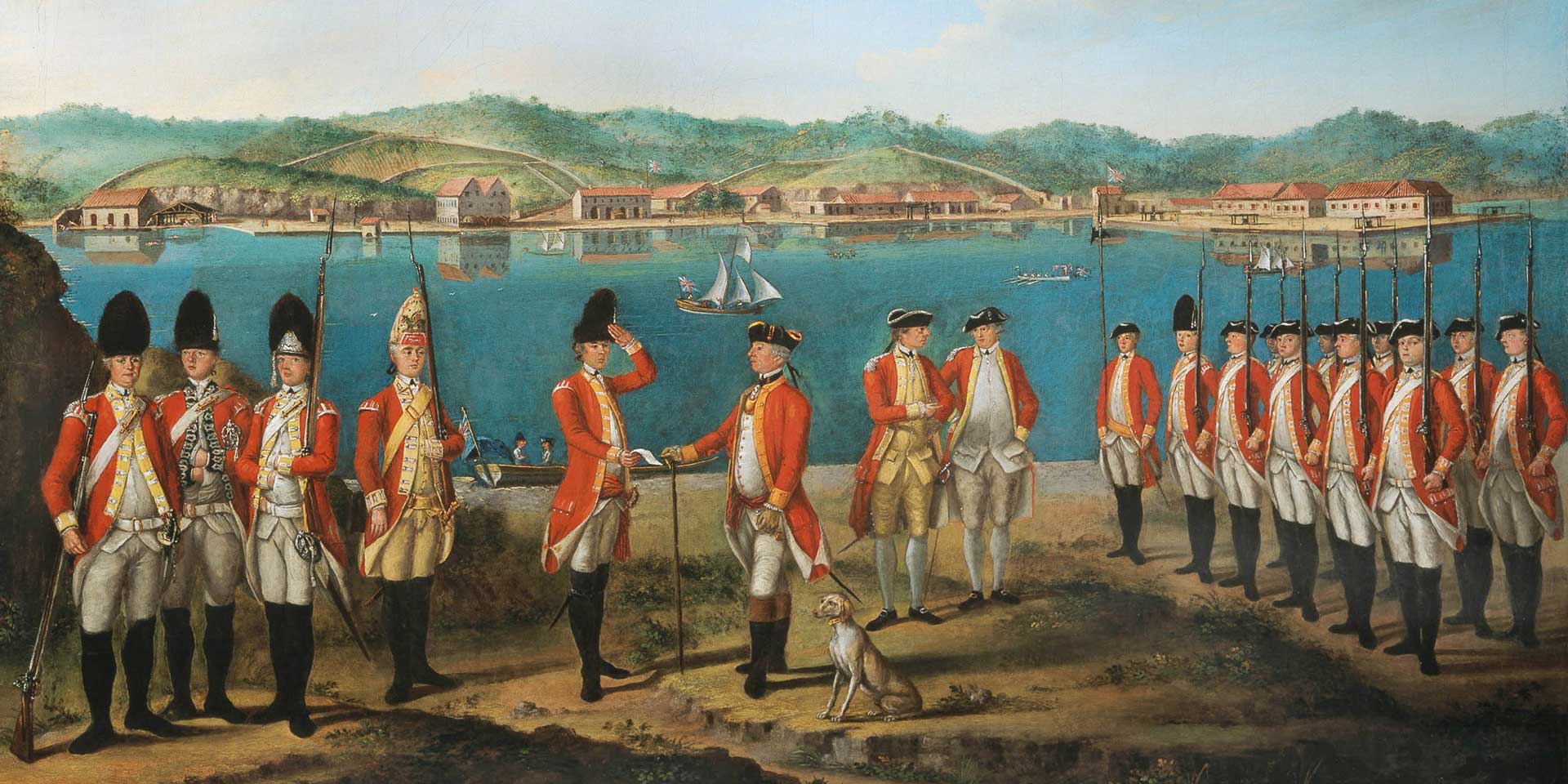 British redcoats, c1771