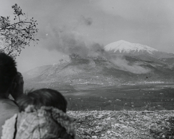 Observing the bombing of Monte Cassino monastery, February 1944