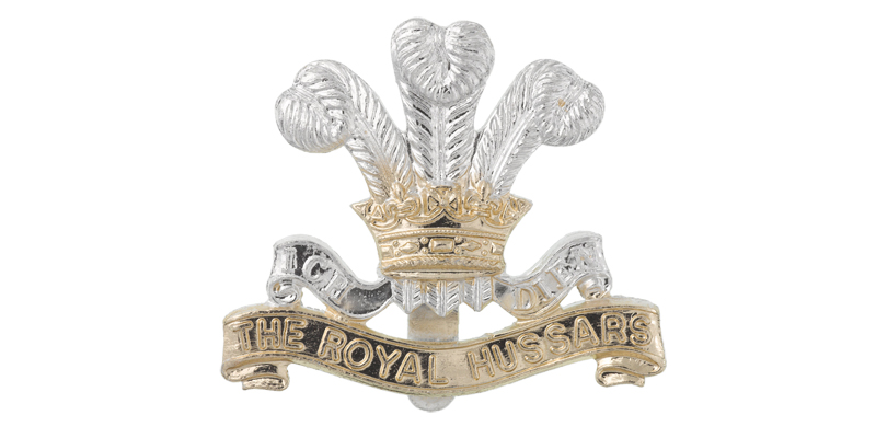 Other ranks cap badge, Royal Hussars (Prince of Wales’s Own), c1991