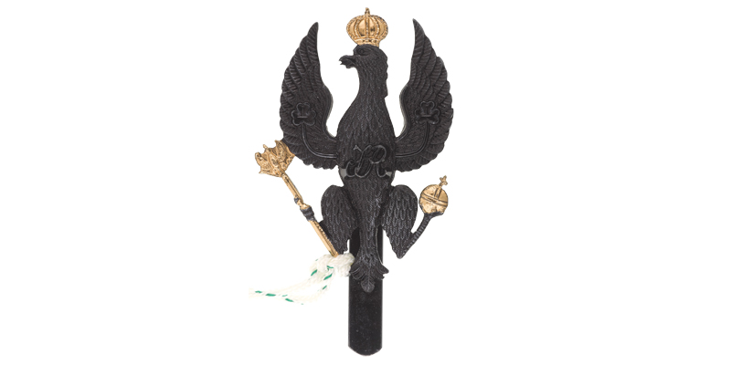 Other ranks’ cap badge, The King’s Royal Hussars, 1993