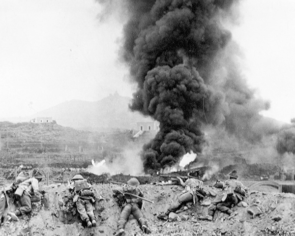The Duke of Wellington's Regiment (West Riding), in action on Pantellaria, 11 June 1943