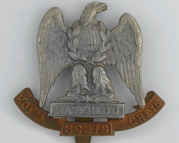 Cap badge, other ranks’, The Royal Scots Greys (2nd Dragoons), c1902 