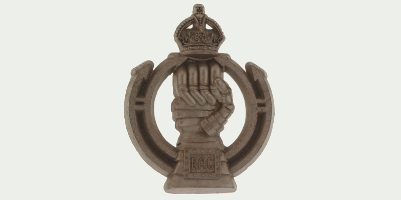 Cap badge of the Royal Armoured Corps