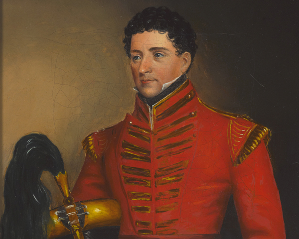 Captain Charles de Beauvoir Chepmell, 53rd Regiment, c1829