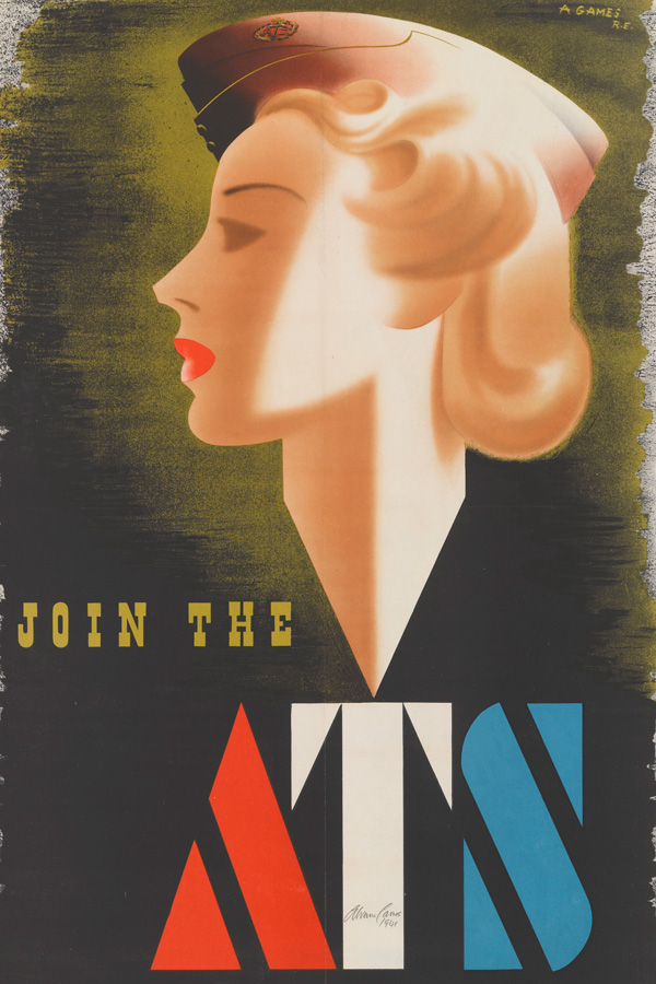 'Join the ATS' poster by Abram Games, 1941