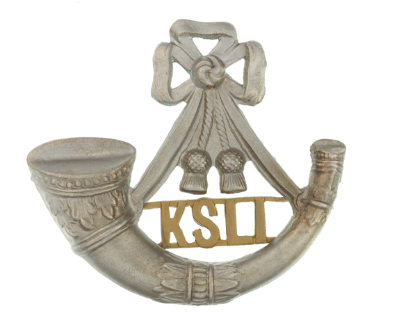 Cap badge, The King's Shropshire Light Infantry, c1903