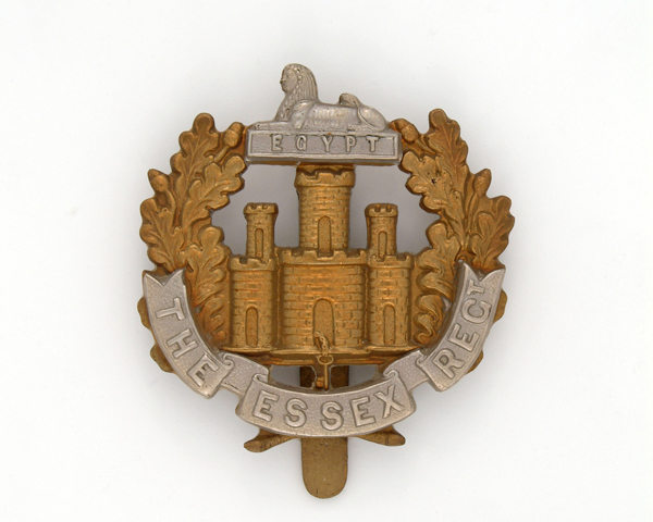 Other ranks' cap badge, The Essex Regiment, c1914