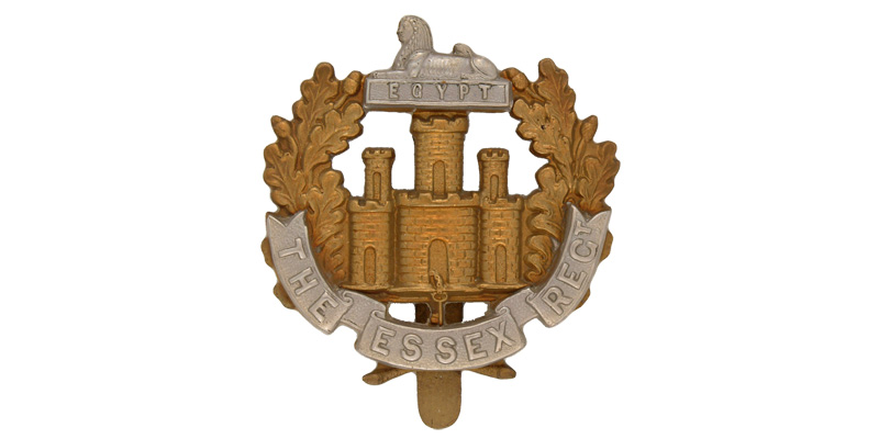 Other ranks' cap badge, The Essex Regiment, c1914