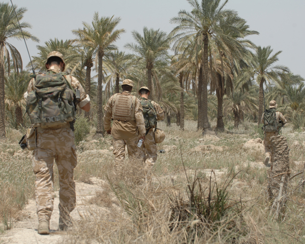 5th Rifles mount a patrol from Forward Operating Base Oxford, 2009