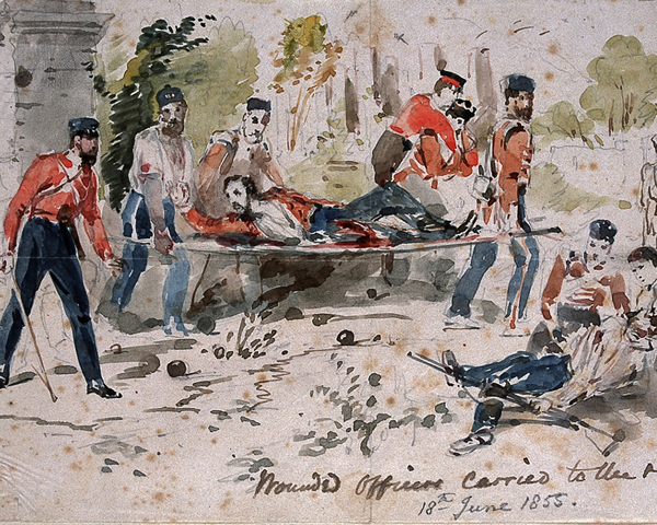 Captain Charles Agar of the 44th, wounded at the Sevastopol Redan, 1855
