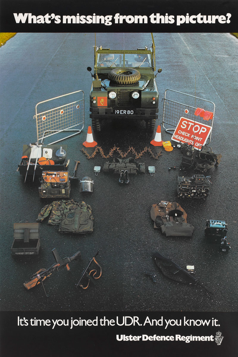 Ulster Defence Regiment recruiting poster, 1974 